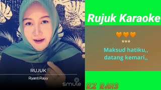 Rujuk [ karaoke ] Tanpa Vokal cowok Duet Bareng kk artis Cantik