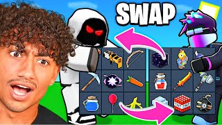 Roblox Bedwars, But Our INVENTORY SWITCHES Every MINUTE..
