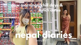 nepal diaries🇳🇵Ep.14: chill days in Pokhara -slow mornings, good food \u0026 shopping in Mahendrapool ♡