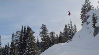 Kai 30 Thirteen-year-old Skier Kai Jones Takes Flight At Jackson Hole