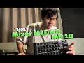 Unboxing Mixer MIDAS MR 18