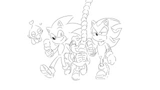 Sonic X Shadow Twitter Takeover - Babysitting Cream #animatic #sonic #shadow #sonictakeover