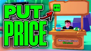 How to Put Price on a Stand in Pls Donate (Put Robux) - 2025