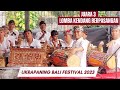 Juara 3 No. Undi 08 Lomba Kendang Berpasangan, Ukrapaning Bali Festival 2023