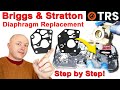 Briggs and Stratton Carburetor Diaphragm Replacement- Lawn Mower Engine Diaphragm