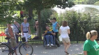 I Powiatowy Piknik dla Osób Niepełnosprawnych Cz. 1 Otwarcie Pikniku Siechnice 6 Września 2014 roku