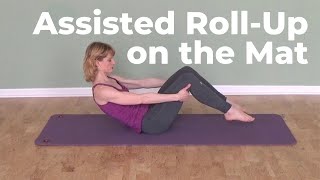 Assisted Roll Up on the Mat ⎮Pilates Encyclopedia