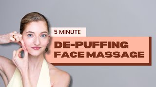5-Min De-Puffing Face Massage | Face Fitness, Facial Fitness, Facial Yoga