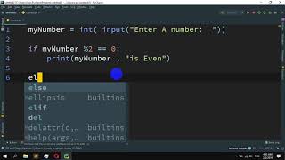 How to find whether an integer is even or odd number in Python