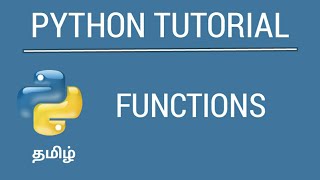 Python - User Defined Function | Tamil Tutorial | iCoding