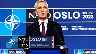 NATO Secretary General, Press Conference at Foreign Ministers Meeting, Oslo, Norway 🇳🇴 01 JUN 2023