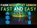 The FASTEST & EASIEST HIGH STAT ARMOR FARM in Destiny 2!