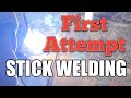 My First attempt and Arc Welding, EVER!!. Plus ATOM update.