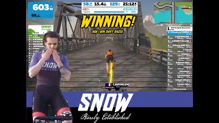 How to Win Zwift Races - Real Race Analysis with Tips, Tactics and Techniques