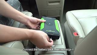 How to Charge EASYLONGER ES720 CPAP Battery from a car