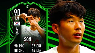 GUARANTEED UPGRADE? 🤔 90 RTTK SON PLAYER REVIEW - FIFA 22 ULTIMATE TEAM