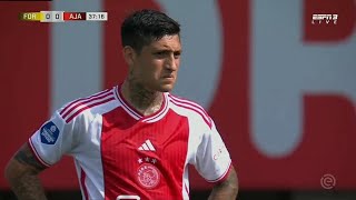 Gaston Avila Ajax DEBUT vs Fortuna Sittard (03/09/2023)