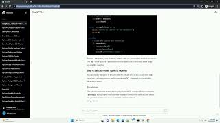 execute postgresql query in python