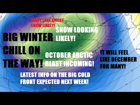 October Arctic Blast On The Way!! Snow Likely As Cold Air Moves In ...