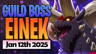 Don't Miss Out FREE REWARDS! Knighthood Boss Einek Jan 12th 2025 | Seven Deadly Sins: Grand Cross