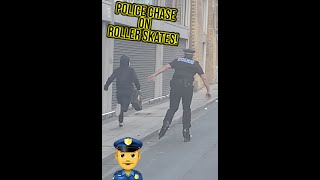 Police Chase on Roller Skates (Rollerblades) - GONE WRONG!!!