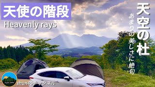 天空の杜と言われる所以がわかった！朝霧を纏う山間の景色には絶句