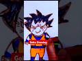 How to draw goku #goku #shorts