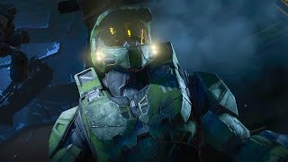 Halo Infinite - The Pilot Saves Master Chief Scene