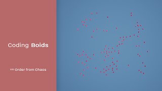 Coding a Flocking Simulation (Boids) | Ep - 2