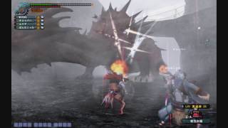 【MHFO】剛種ラオ餓狼＋２火事場カ8ラスタ HR100 Lao in 8 minutes