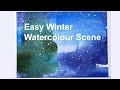 An Easy Watercolor Landscape #watercolorpainting #learntopaint