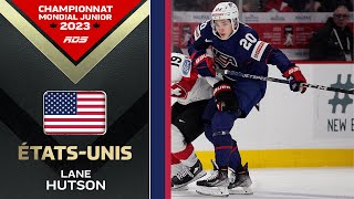 But - Lane Hutson - États-Unis vs Finlande