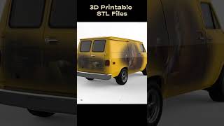 Retro Chevy Vandura G10 Gen3 - 3D Printing STL File Showcase #3dprinting #3dprinted #3dprintedparts