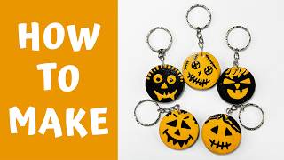 Make Adorable Halloween Pumpkin Charms in 5 Minutes!