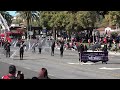 marching bands of the 2021 perris christmas parade