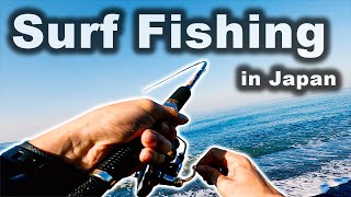 Surf Fishing in Japan's idyllic waters can yield a lot of fish!