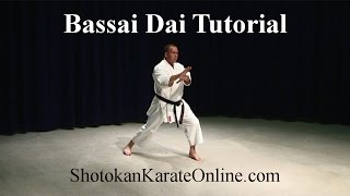 Bassai Dai Tutorial Shotokan Karate Kata