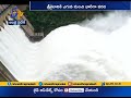 seven gates lifted from srisailam reservoir after gets huge inflow