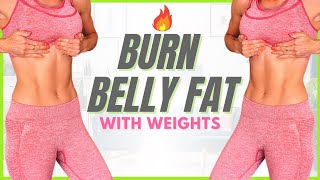 BURN BELLY FAT 🔥 - Standing ABS Cardio Workout at Home