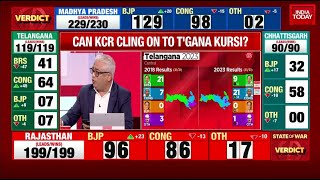 Election Results: Rajdeep Sardesai Tells Cong Crosses Halfway Mark In Telangana In Very Early Leads