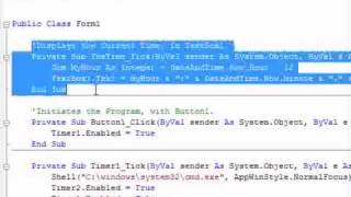 VB.NET - How To Sync Your Clock - Detailed Video Tutorial