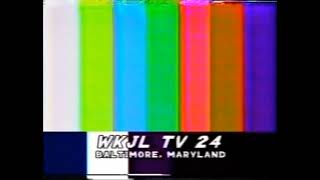 WKJL-TV Test Pattern 1985