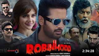 Robinhood Full Movie Hindi Dubbed 2025 South Update | Nithin New Movie | Sreeleela | Amazon Prime