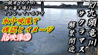 九頭竜川新幹線上流を潜る！