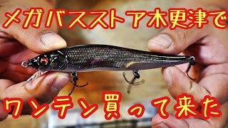 【バス釣り】木更津アウトレット「メガバスストア木更津」でワンテン買って来たよ！【シーバス釣り】