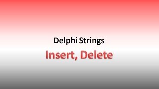 Delphi Strings3