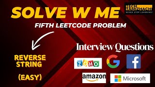 Reverse String - LeetCode | Python Programming | Tech Tamizhachi #leetcode #reversestring