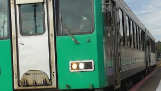 【おわら風の盆の臨時列車！】キハ120-352＋キハ120-349 臨時快速越中八尾行き 西富山駅発車