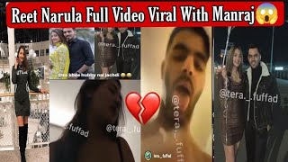 Reet Narula Full video Viral With Manraj😯😯😱|