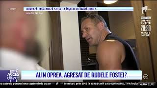 Alin Oprea, agresat de rudele fostei soții? Trei echipaje de poliție au ajuns la ușa artistului